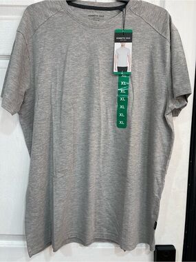 Kenneth Cole New York Light Heather Gray Short Sleeve Crew Tee